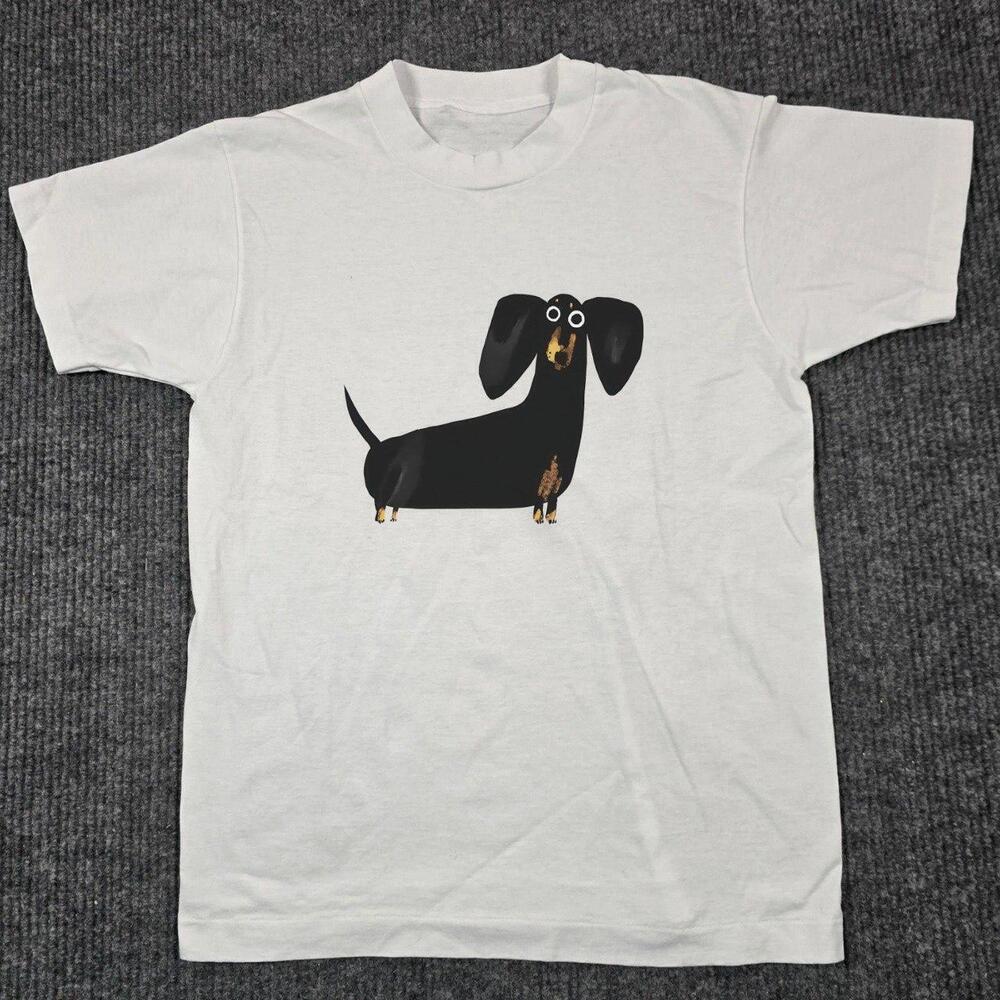 Black And White Dachshund Dog T-Shirt